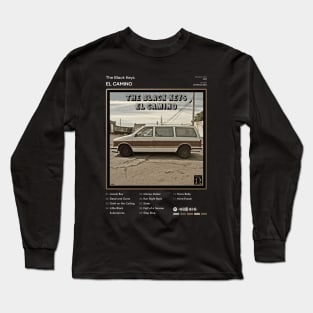 The Black Keys - El Camino Tracklist Album Long Sleeve T-Shirt